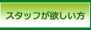 スタッフが欲しい方